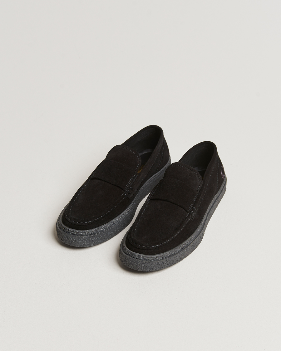 Heren | Fred Perry Dawson Suede Loafer Black | Fred Perry | Dawson Suede Loafer Black