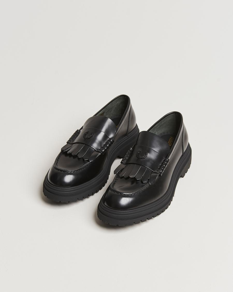 Heren | Instappers | Fred Perry | FP Leather Loafer Black