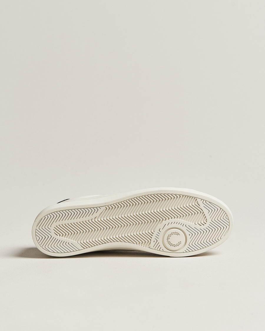 Heren | Sneakers | Fred Perry | Spencer Leather Sneakers Porcelain/Navy