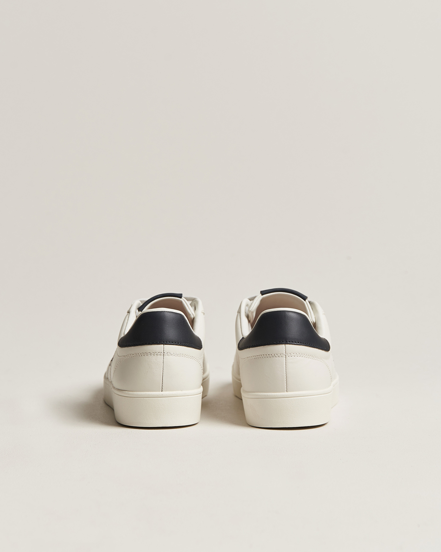Heren | Sneakers | Fred Perry | Spencer Leather Sneakers Porcelain/Navy