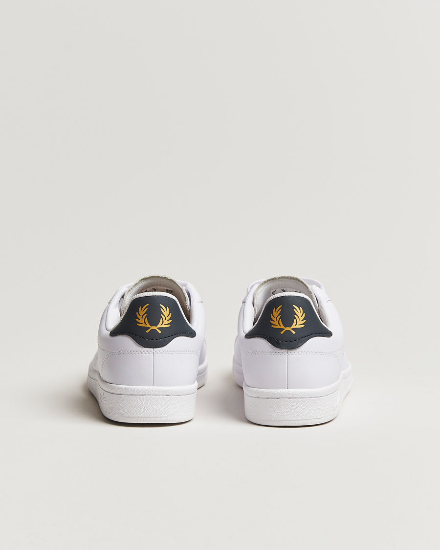 Heren | Sneakers | Fred Perry | B721 Leather Sneakers White/Navy