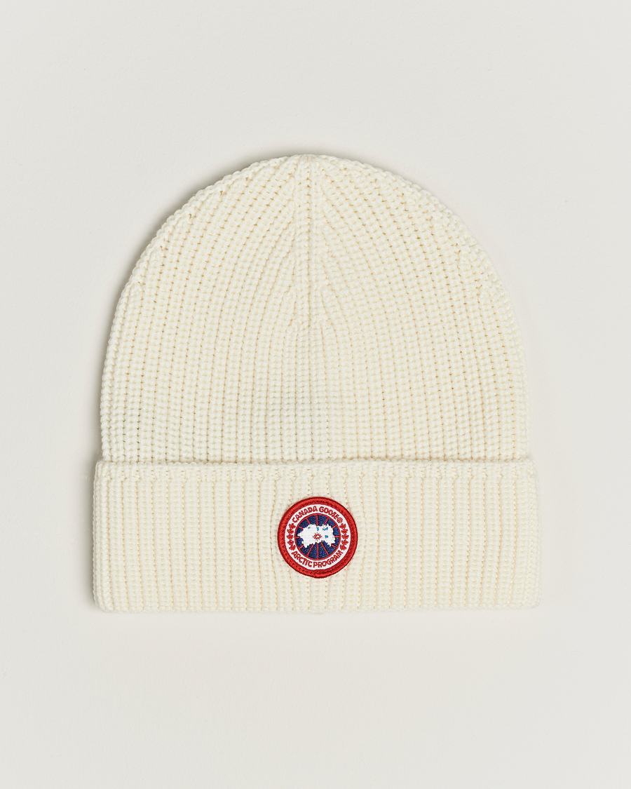 Heren | Canada Goose Arctic Disc Rib Toque Cottongrass | Canada Goose | Arctic Disc Rib Toque Cottongrass