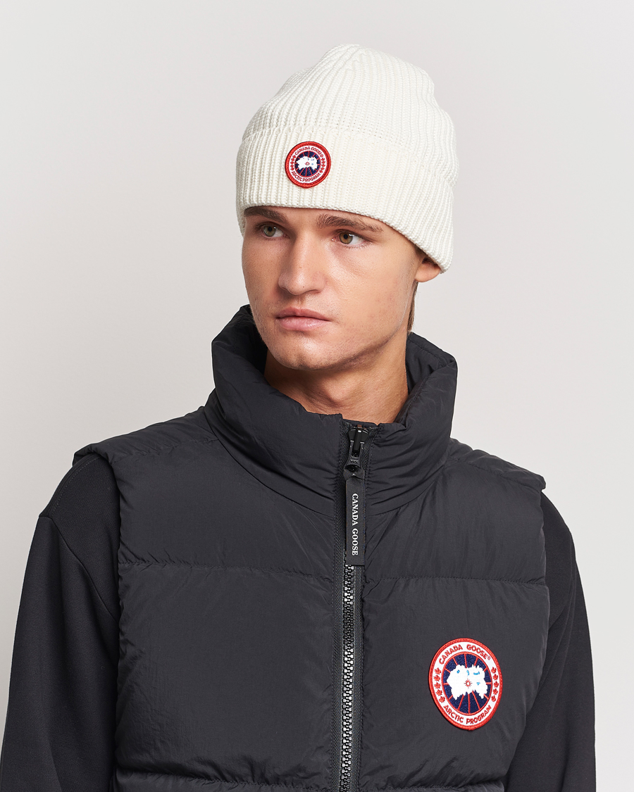 Heren | Canada Goose Arctic Disc Rib Toque Cottongrass | Canada Goose | Arctic Disc Rib Toque Cottongrass