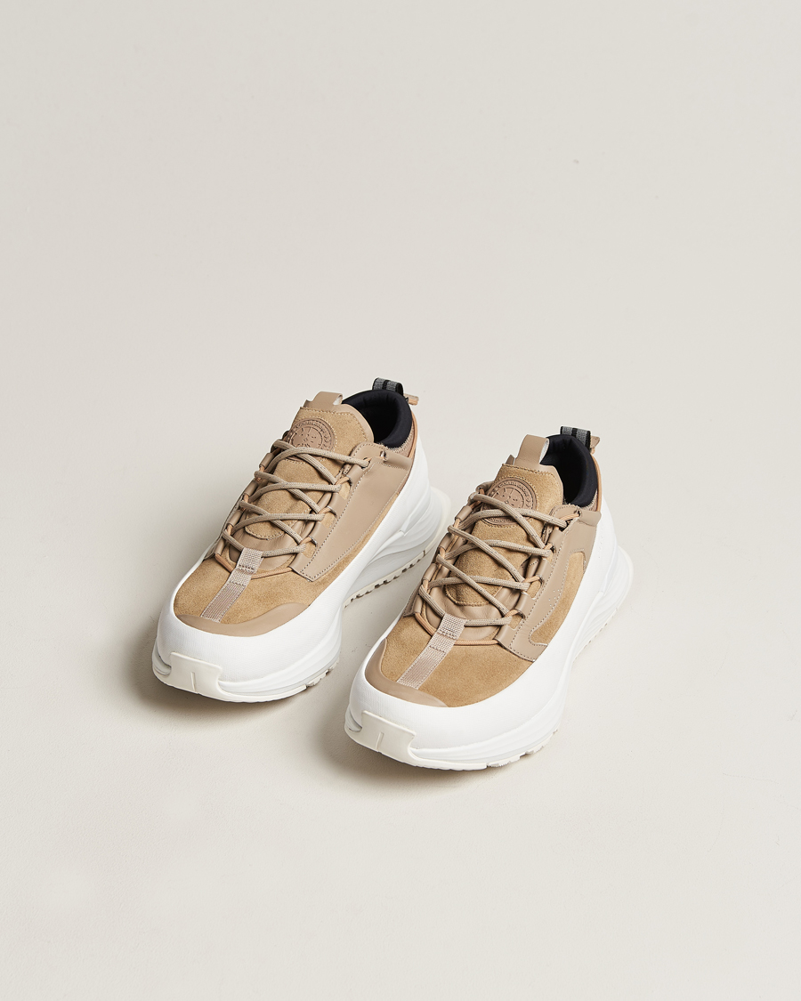 Heren | Canada Goose Glacier Trail Sneaker Tan/White | Canada Goose | Glacier Trail Sneaker Tan/White