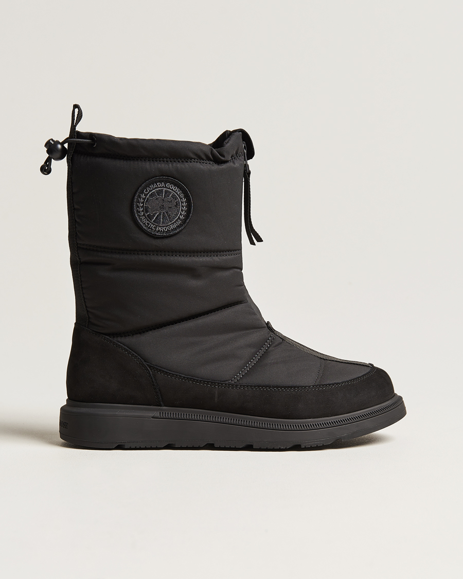 Heren | Canada Goose Crofton Fold Down Puffer Boot Black | Canada Goose | Crofton Fold Down Puffer Boot Black