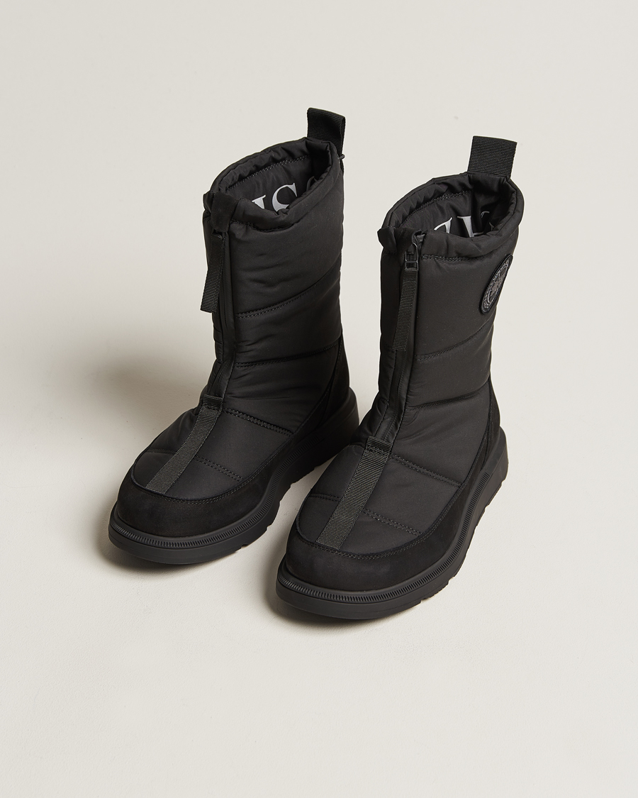 Heren | Canada Goose Crofton Fold Down Puffer Boot Black | Canada Goose | Crofton Fold Down Puffer Boot Black