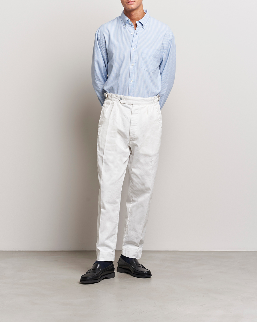 Heren | Overhemden | GANT | Regular Fit Archive Oxford Striped Shirt Muted Blue