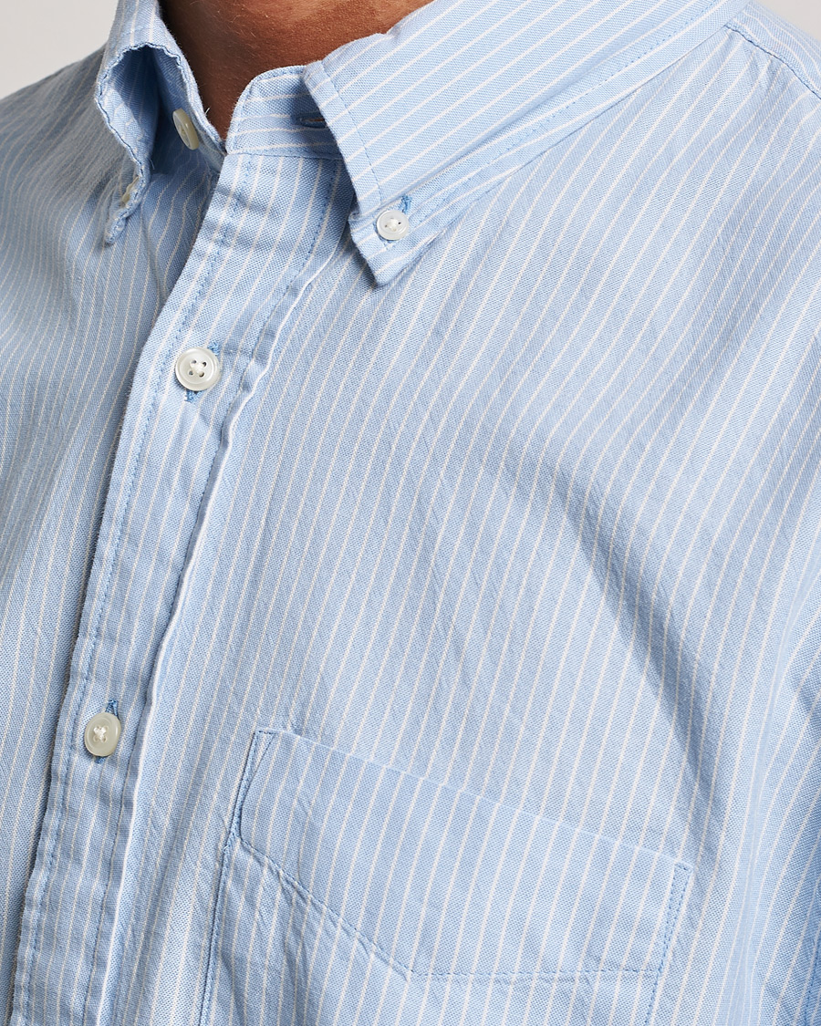 Heren | Overhemden | GANT | Regular Fit Archive Oxford Striped Shirt Muted Blue