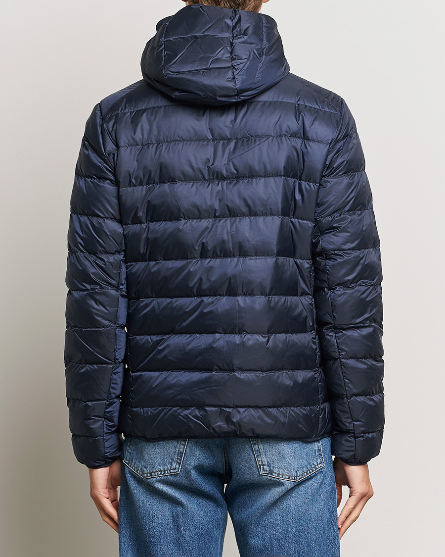Heren | Jassen | GANT | Light Down Hooded Jacket Evening Blue