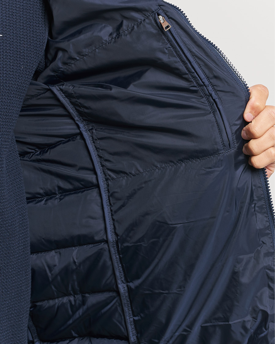 Heren | Jassen | GANT | Light Down Hooded Jacket Evening Blue