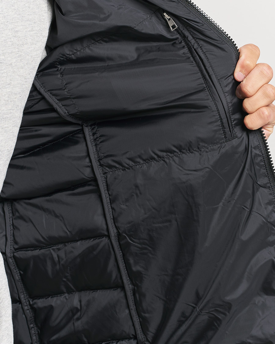 Heren | Jassen | GANT | Light Down Hooded Jacket Black