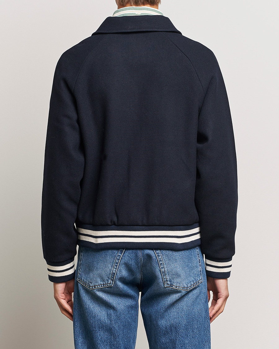 Heren | Jassen | GANT | Wool Varsity Jacket Evening Blue