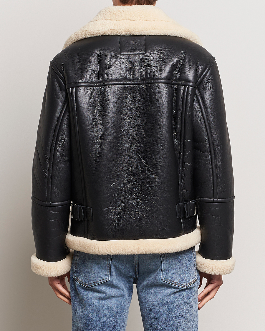 Heren | Jassen | GANT | Heavy Shearling Jacket Black