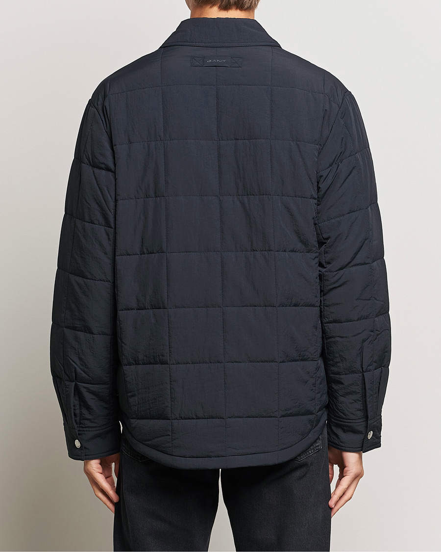 Heren | Jassen | GANT | Quilted Shirt Jacket Black