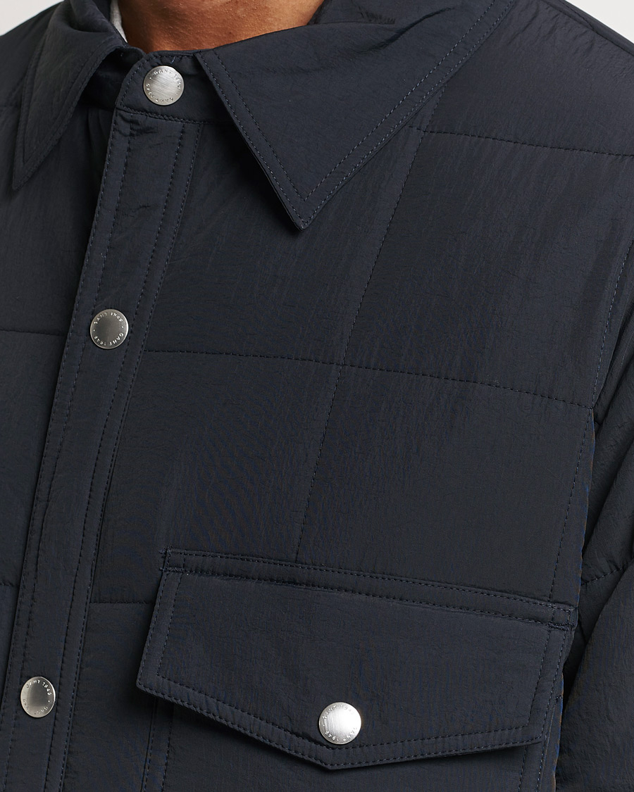 Heren | Jassen | GANT | Quilted Shirt Jacket Black