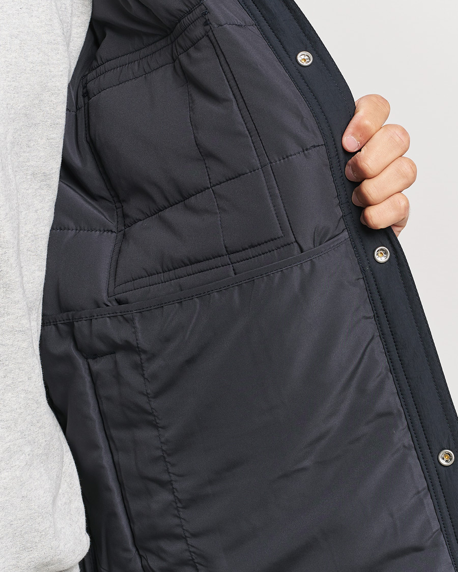 Heren | Jassen | GANT | Quilted Shirt Jacket Black