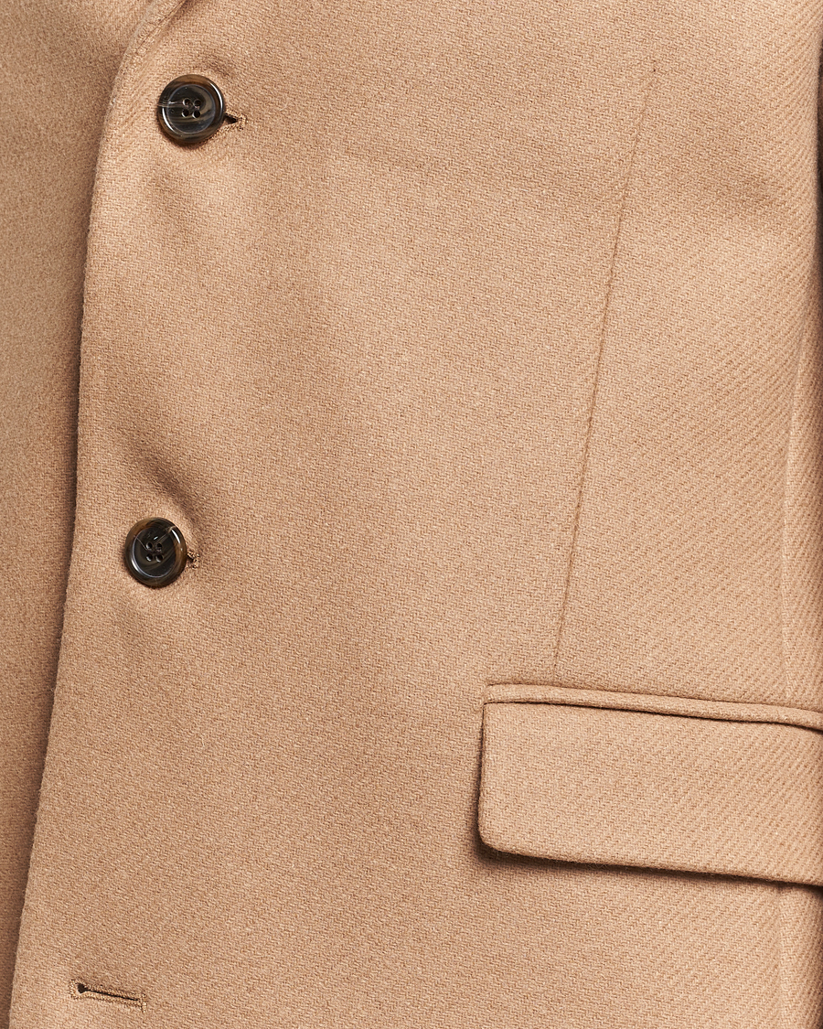 Heren | Jassen | GANT | Tailored Wool Coat Mustard Beige
