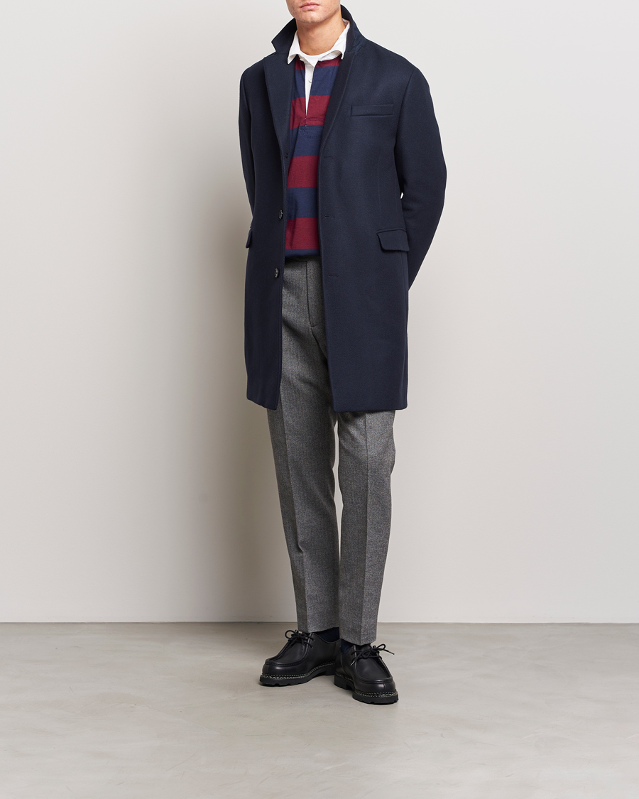Heren | Jassen | GANT | Tailored Wool Coat Night Blue