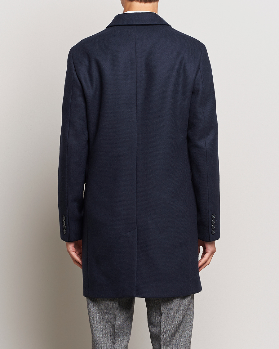 Heren | Jassen | GANT | Tailored Wool Coat Night Blue