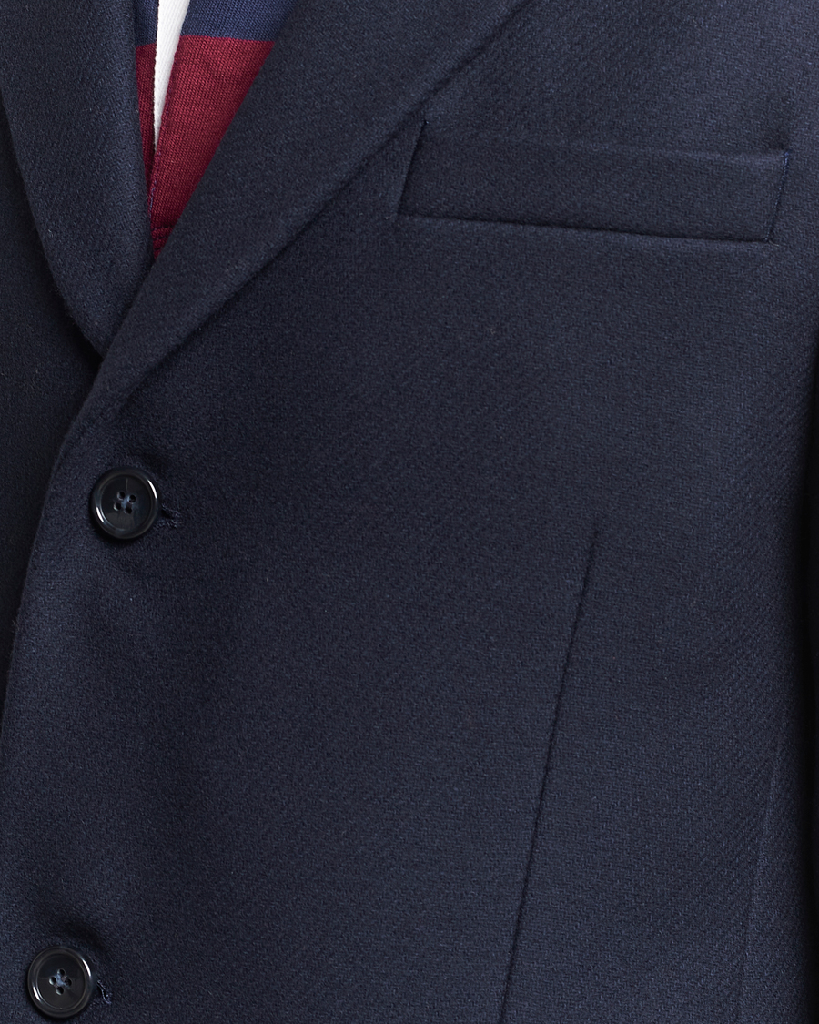 Heren | Jassen | GANT | Tailored Wool Coat Night Blue