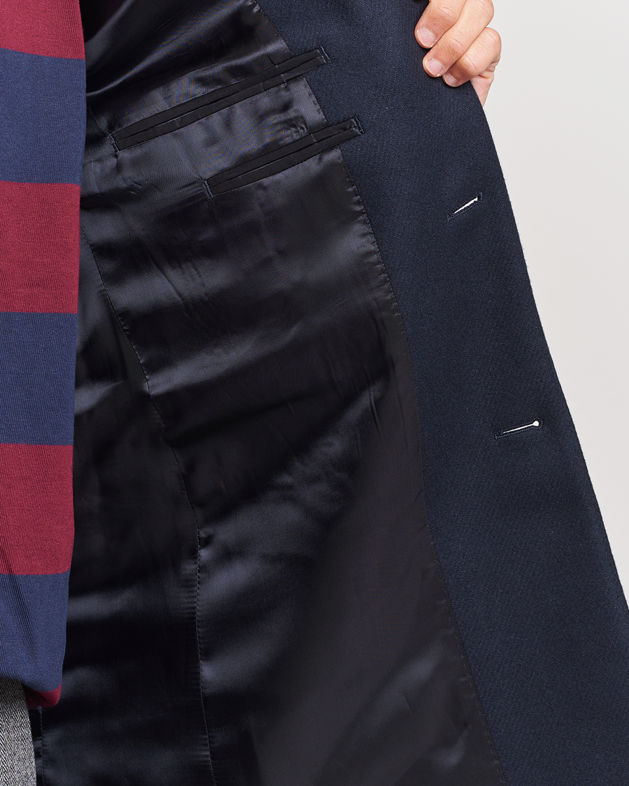 Heren | Jassen | GANT | Tailored Wool Coat Night Blue