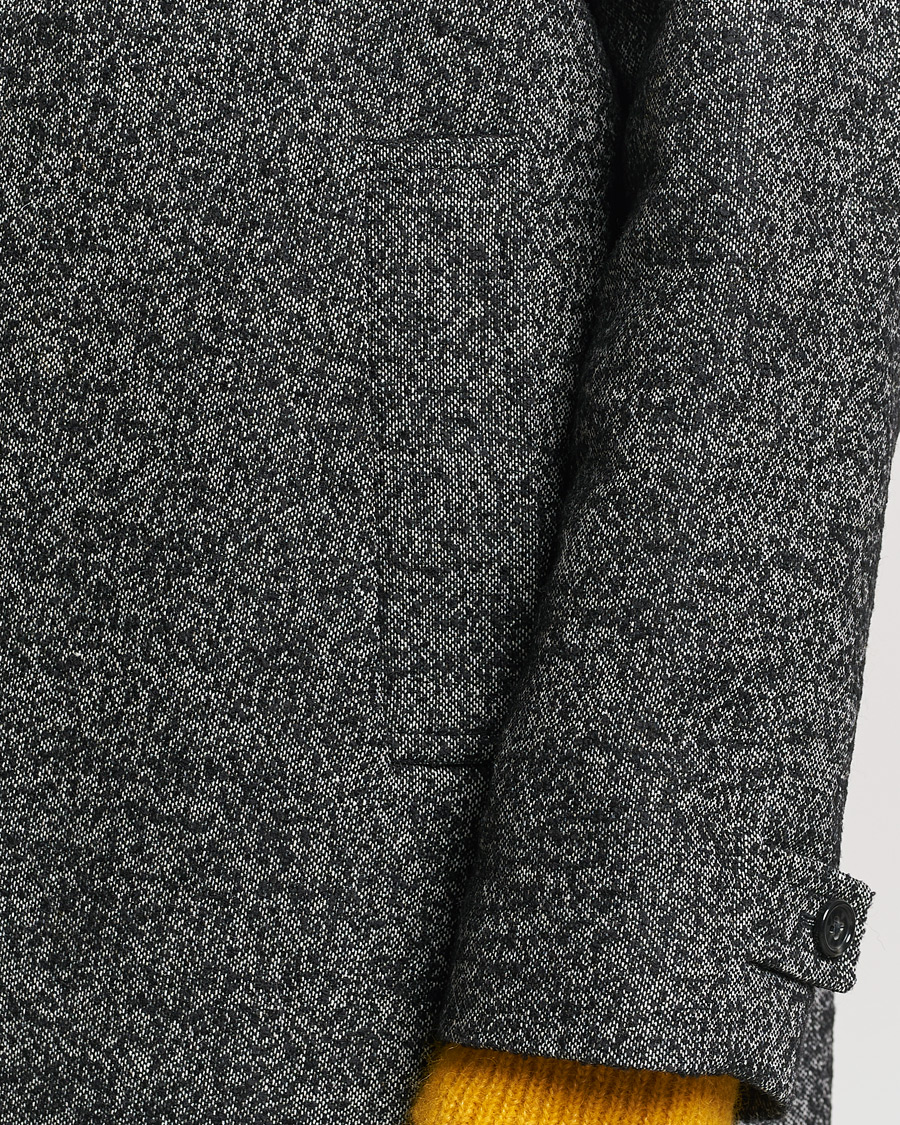Heren | Jassen | GANT | Relaxed Fit Wool Coat Ebony Black