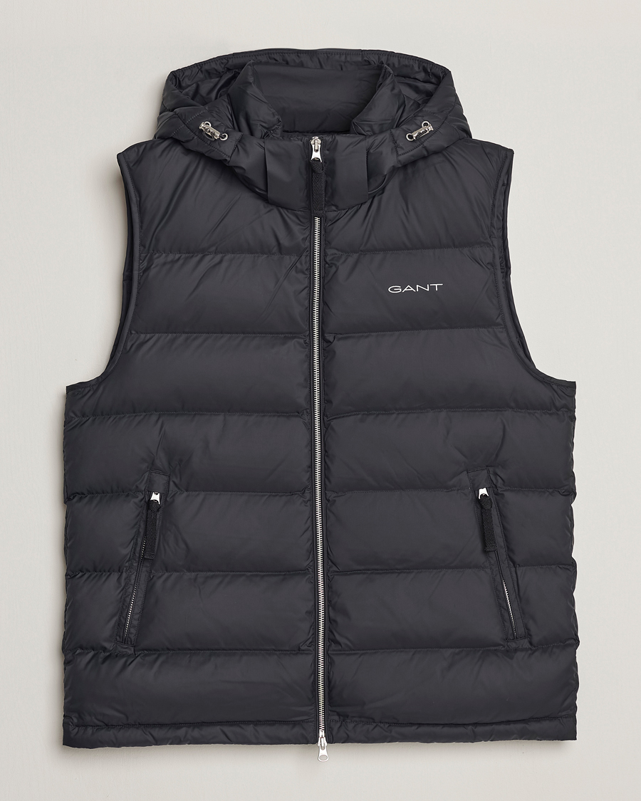 Heren | Jassen | GANT | The Active Cloud Vest Black
