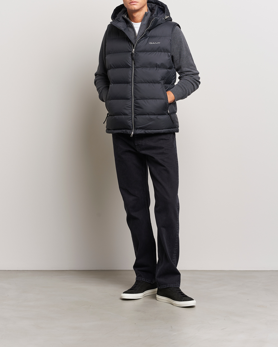 Heren | Jassen | GANT | The Active Cloud Vest Black