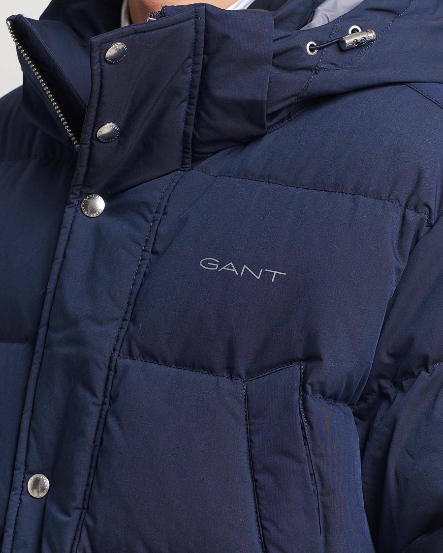 Heren | Jassen | GANT | Long Alta Down Parka Evening Blue