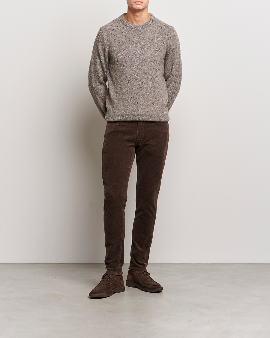 Heren | Broeken | Gant | Cord 5-Pocket Jeans Rich Brown