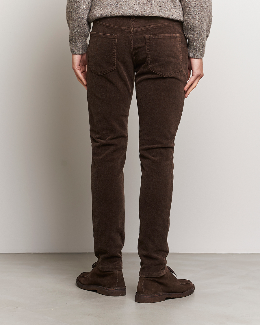 Heren | Broeken | Gant | Cord 5-Pocket Jeans Rich Brown