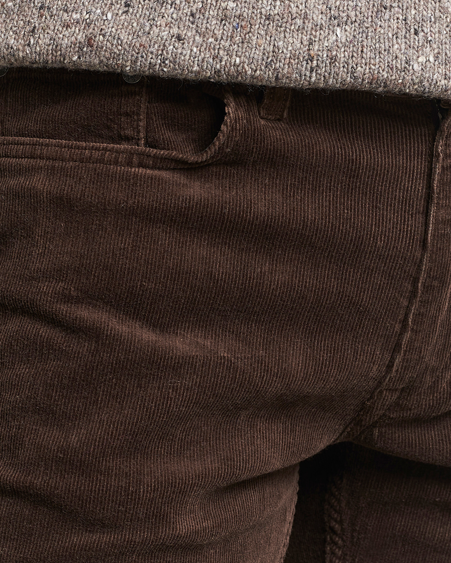 Heren | Broeken | GANT | Cord 5-Pocket Jeans Rich Brown