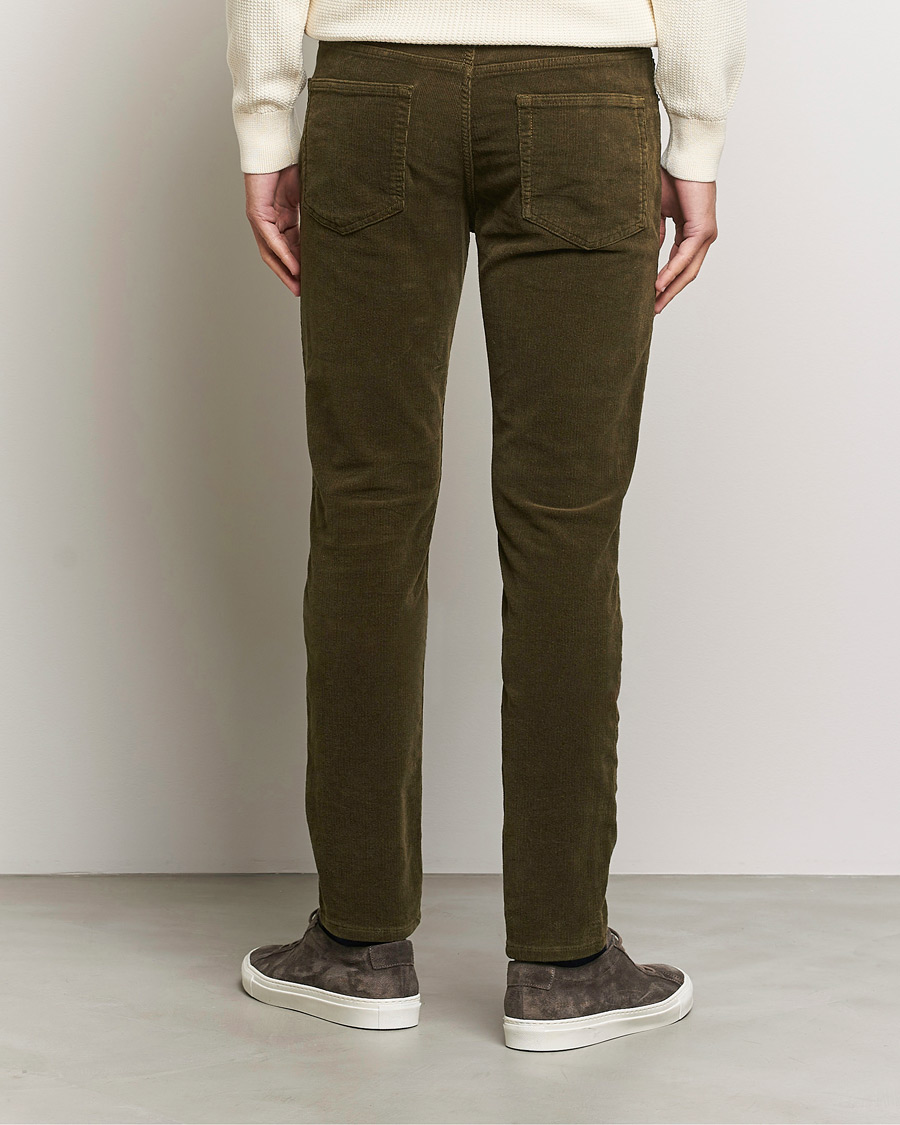 Heren | Broeken | GANT | Cord 5-Pocket Jeans Dark Cactus