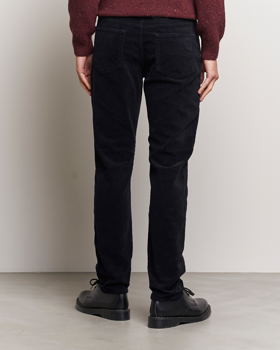 Heren | Broeken | GANT | Cord 5-Pocket Jeans Evening Blue