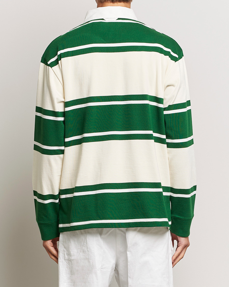 Heren | Truien | GANT | Striped Heavy Rugger Strong Green