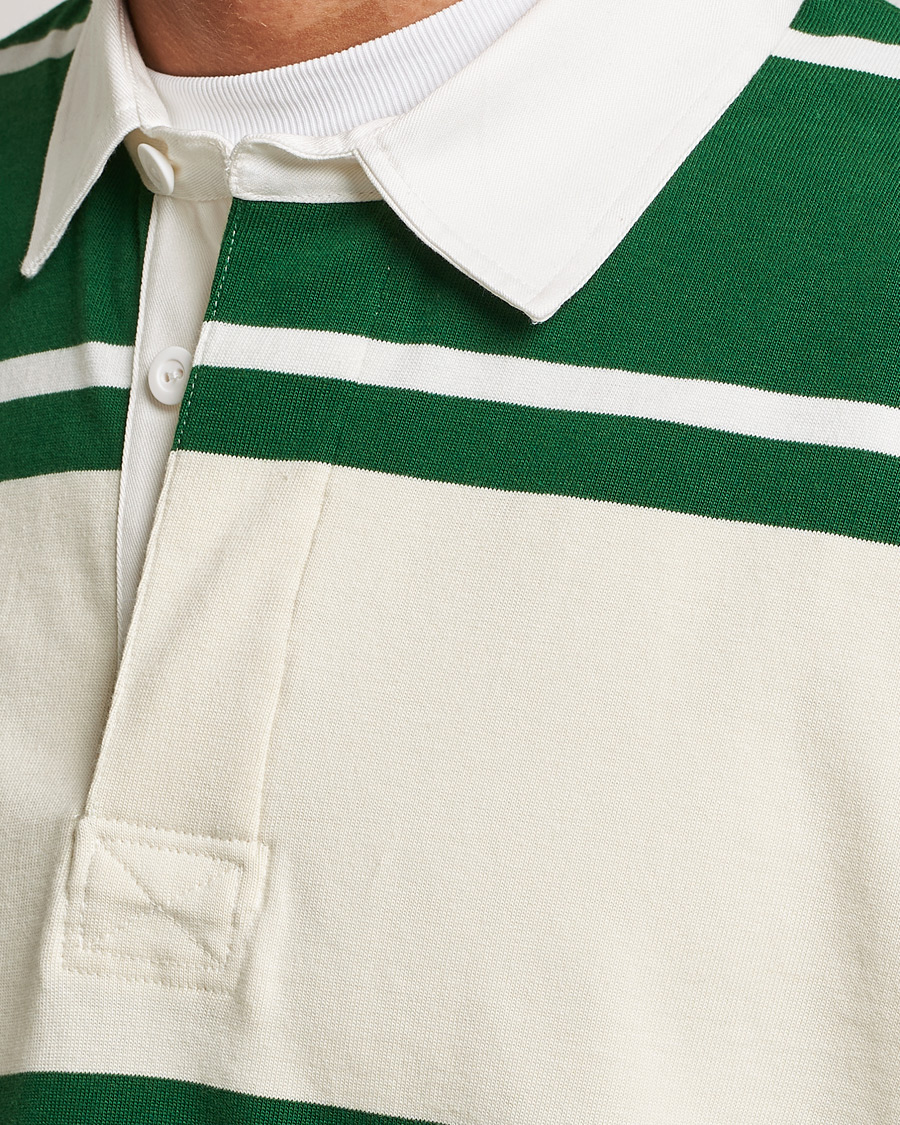 Heren | Truien | GANT | Striped Heavy Rugger Strong Green