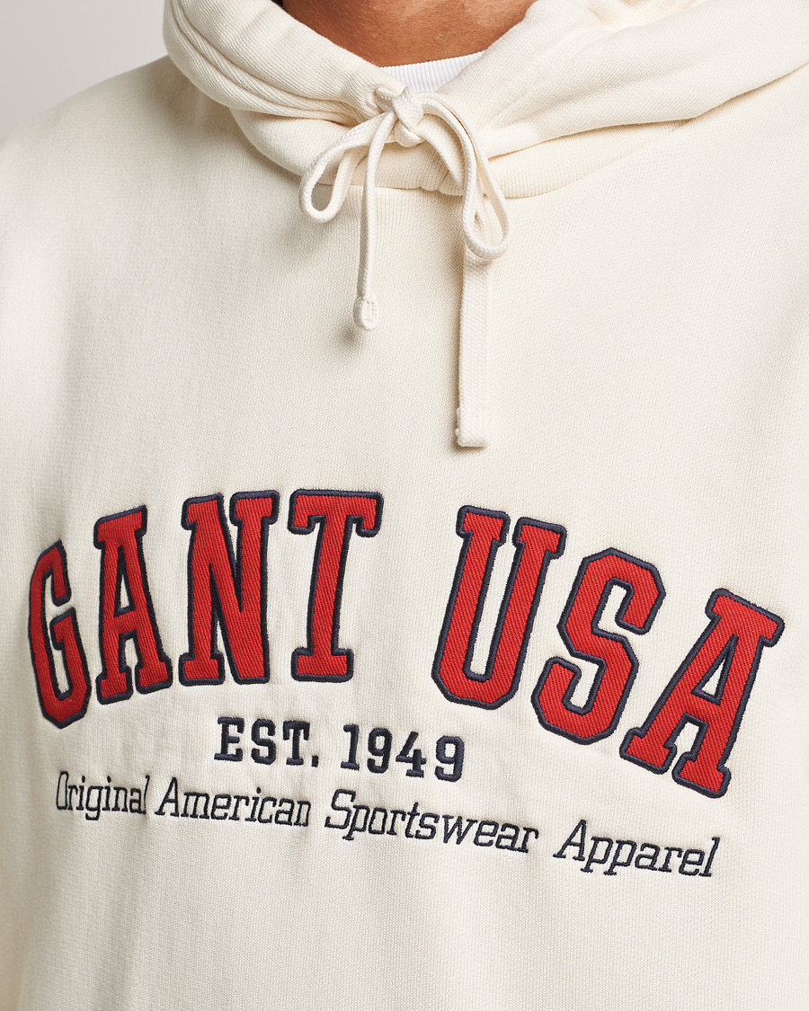 Heren | Truien | GANT | USA Hoodie Cream