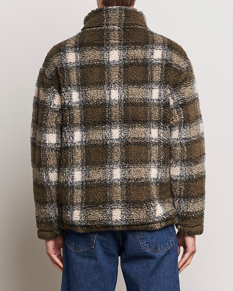 Heren | Truien | GANT | Checked Shepra Fleece Full Zip Multi