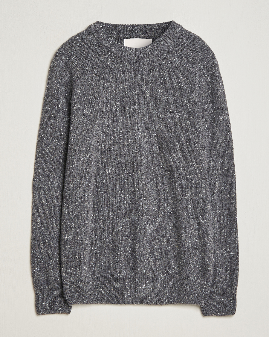 Heren | Truien | GANT | Neps Donegal Crew Neck Sweater Antracite