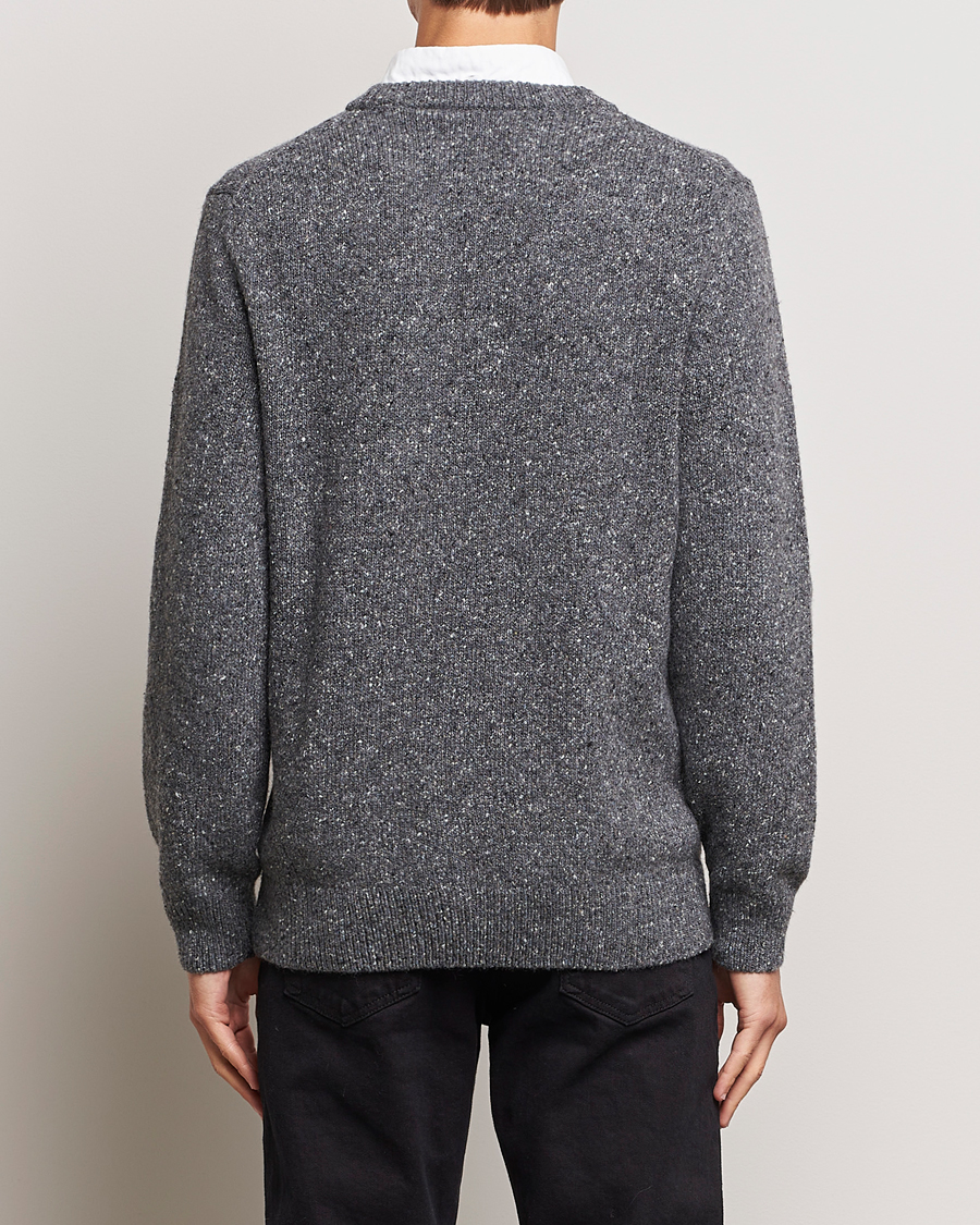 Heren | Truien | GANT | Neps Donegal Crew Neck Sweater Antracite