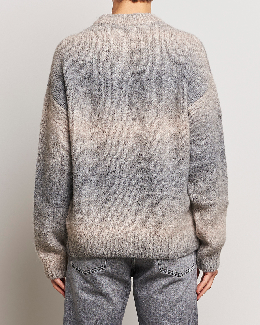 Heren | Truien | GANT | Soft Wool Ombre Crew Neck Grey Melange