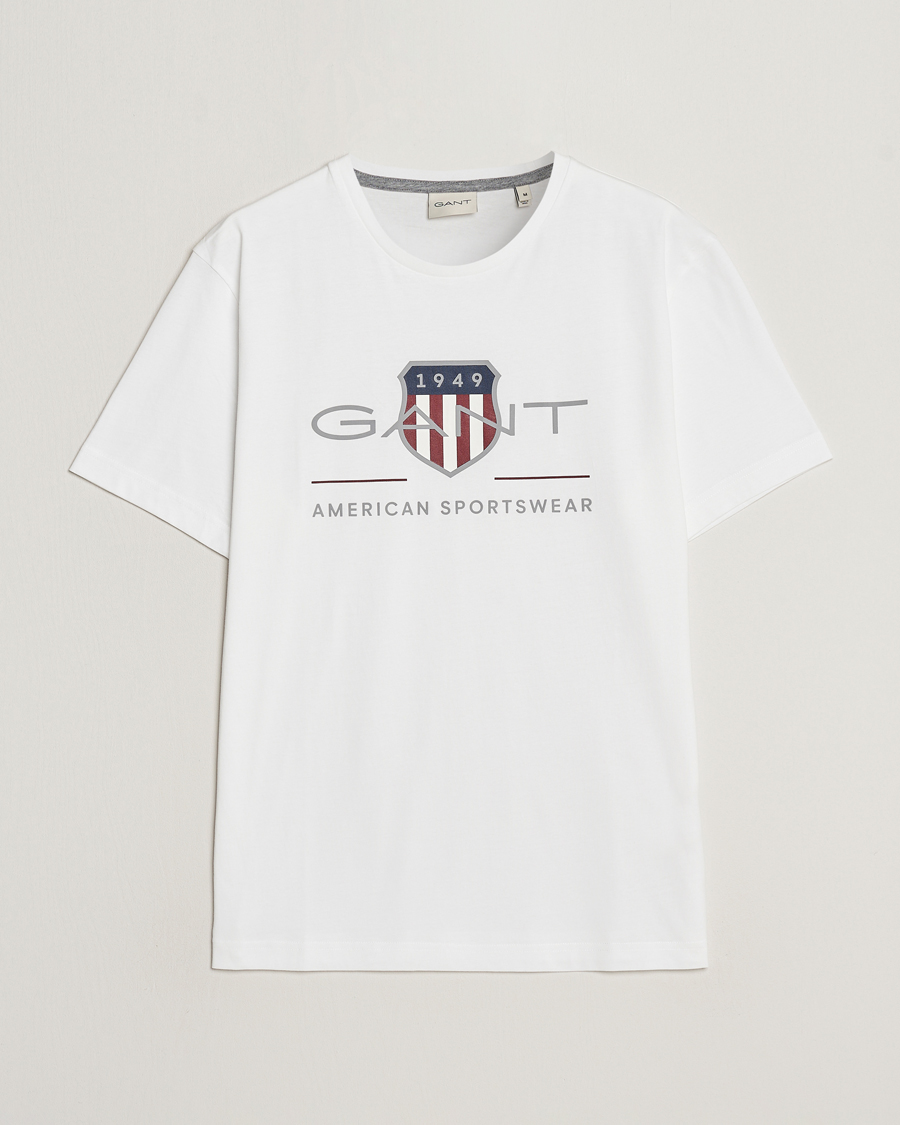 Heren |  | GANT | Archive Shield Logo T-Shirt White