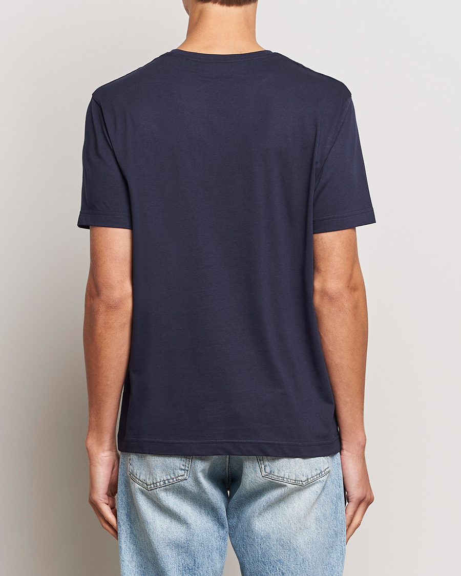 Heren | T-shirts | GANT | Archive Shield Logo T-Shirt Evening Blue