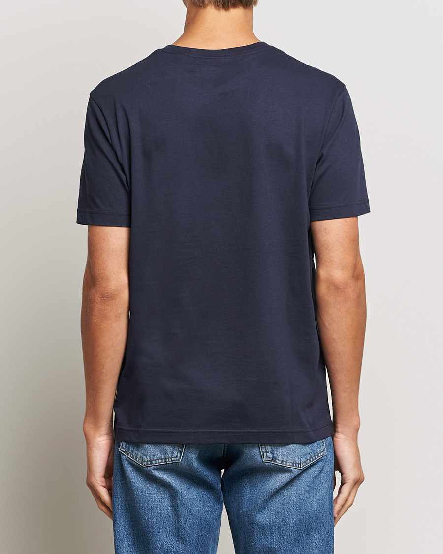 Heren | T-shirts | GANT | Archive Shield Small Logo T-Shirt Evening Blue