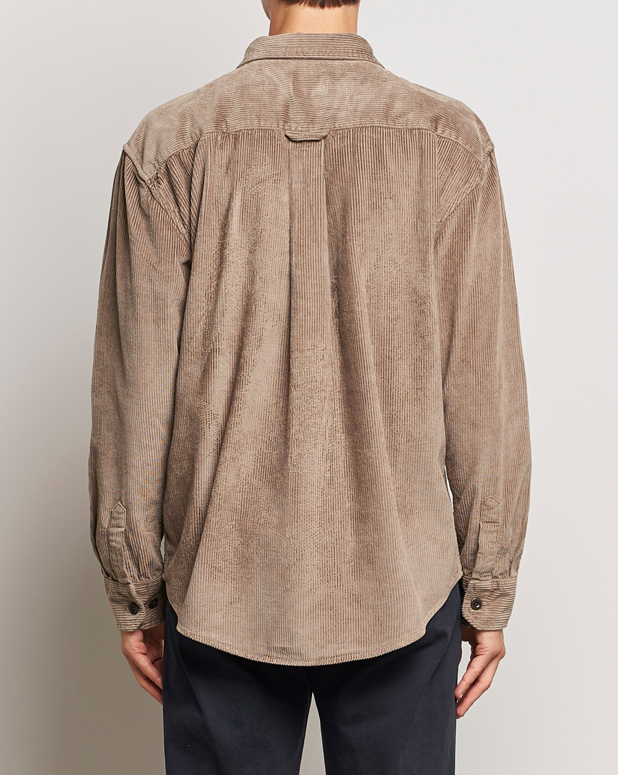 Heren | Overhemden | GANT | Relaxed Fit Corduroy Overshirt Desert Brown