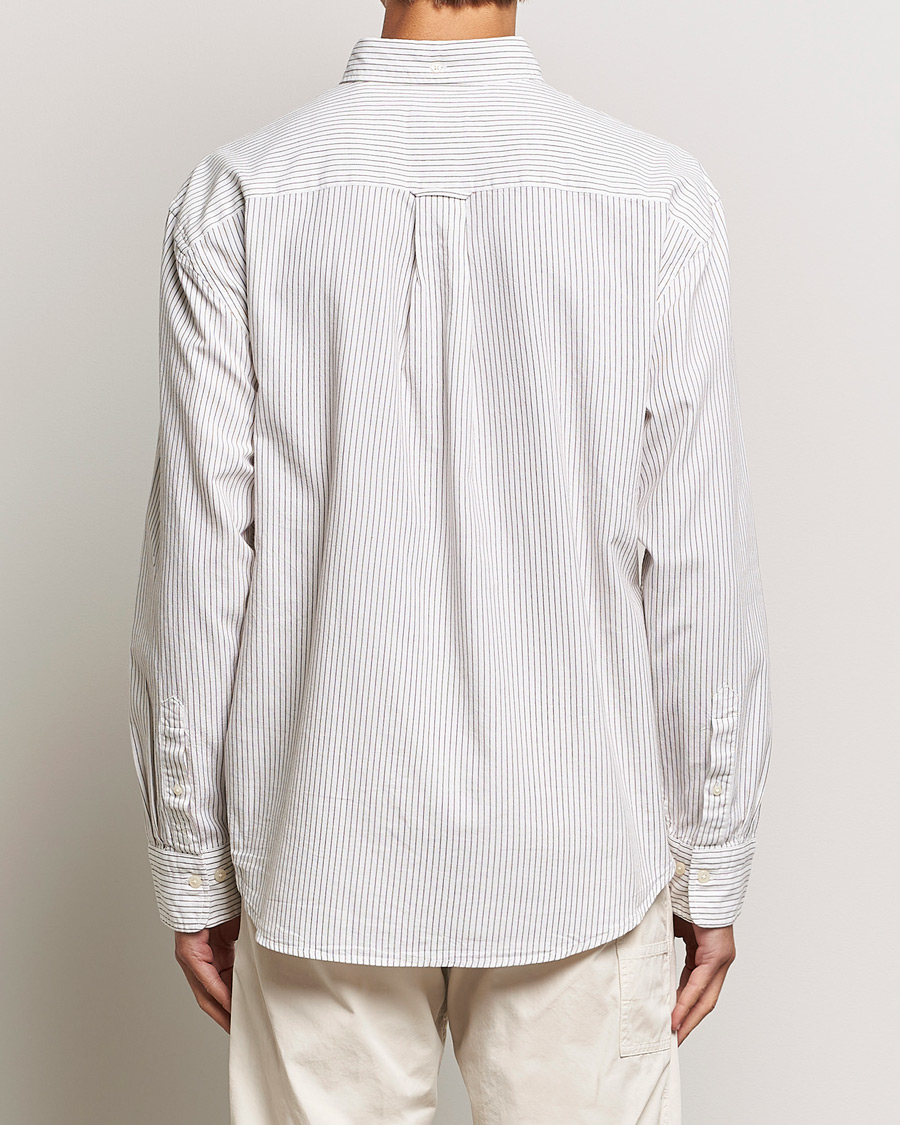 Heren | Overhemden | GANT | Regular Fit Archive Oxford Striped Shirt Eggshell