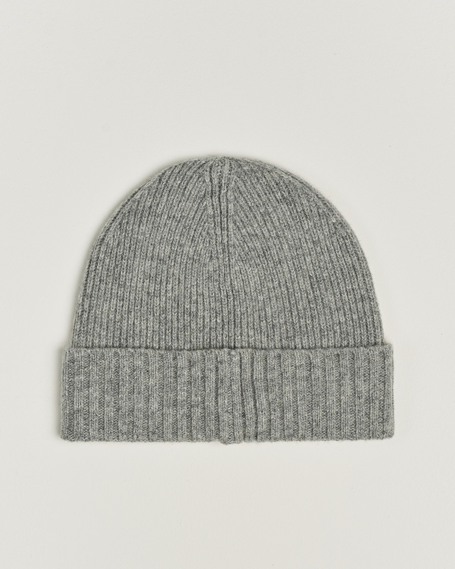 Heren | GANT Wool Lined Beanie Grey Melange | GANT | Wool Lined Beanie Grey Melange