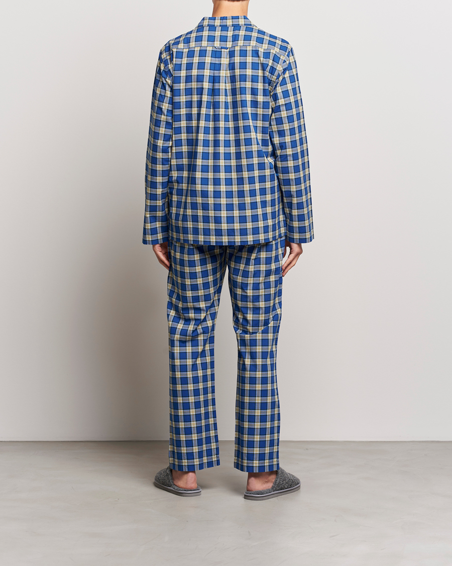 Heren | Pyjama's en gewaden | GANT | Checked Pyjama Set College Blue