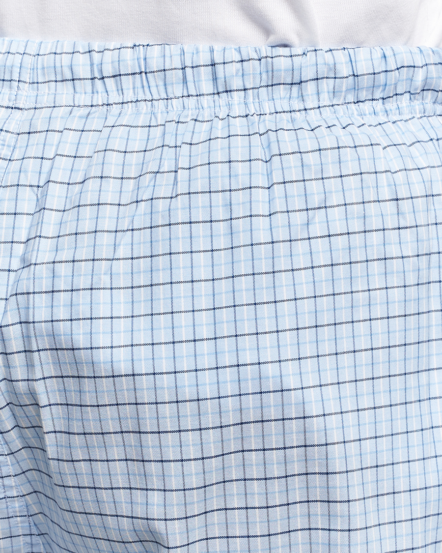 Heren | Pyjama's en gewaden | GANT | Checked Pyjama Set Capri Blue