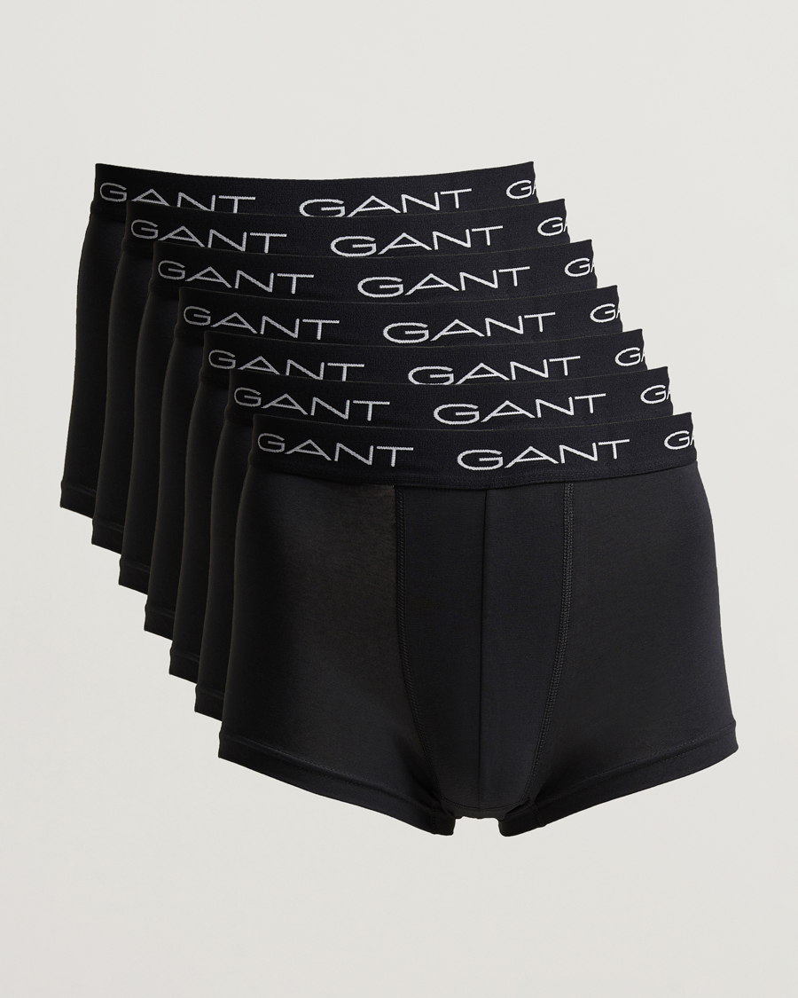 Heren | Ondergoed | Gant | 7-Pack Trunk Black